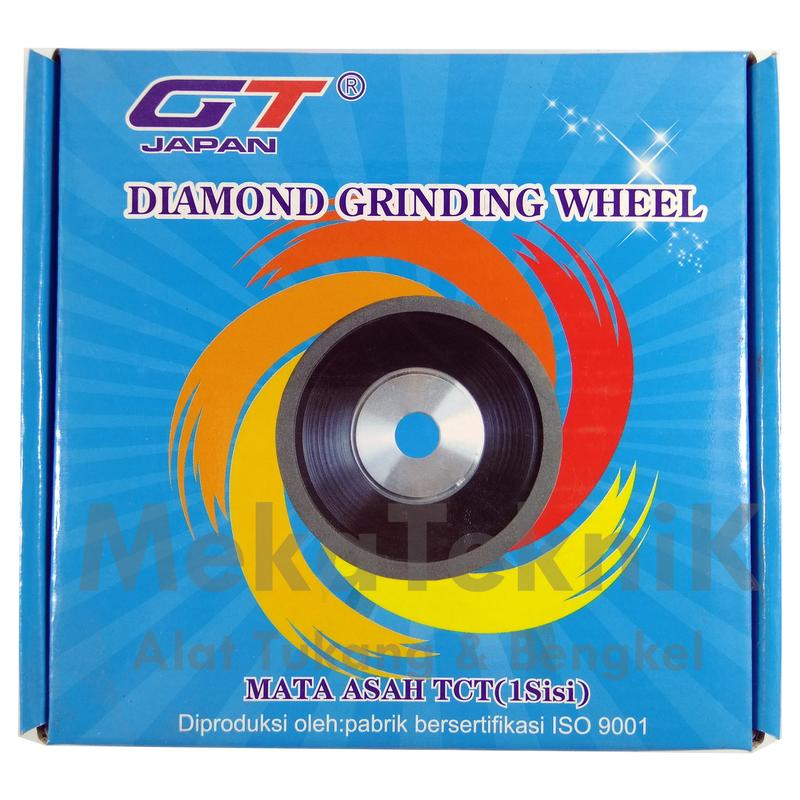 Product Introduction of DIAMOND ASAH MATA INTAN 4" 1 SISI GT / BATU GERINDA ASAH PISAU TCT / MATA GERINDA GURINDA GRINDA GRENDA ASAH TCT 1 SISI GT 13