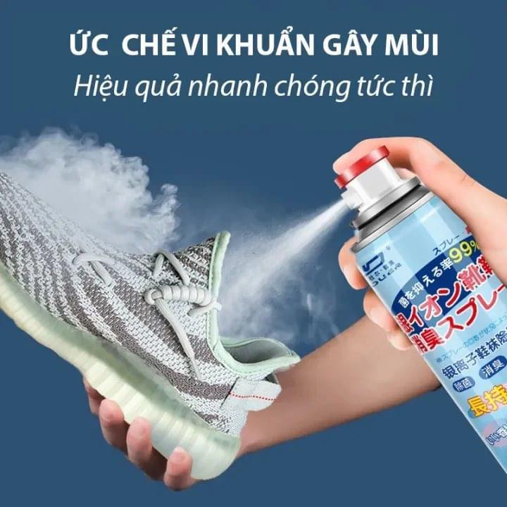 Product Introduction of Quân Tô Sport Chai xịt khử mùi các loại giầy Nam 20