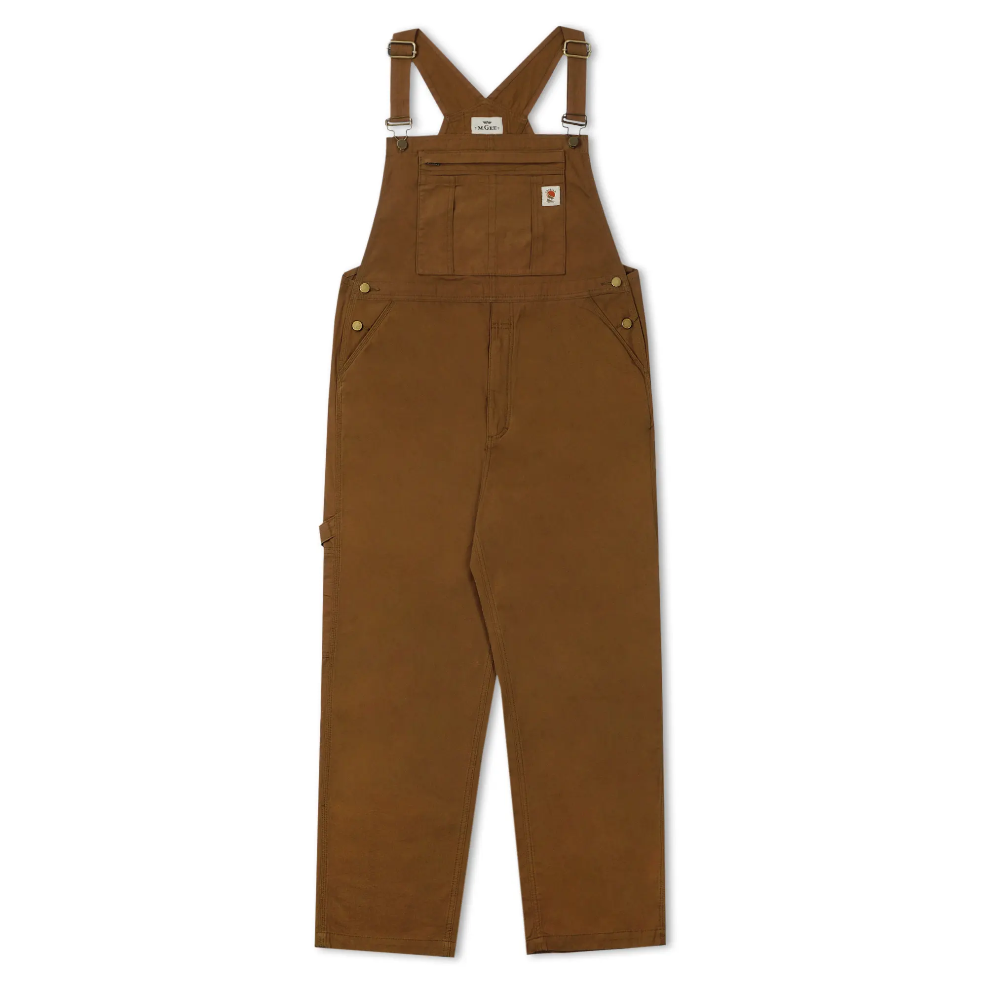 M.Gee Overall Jumpsuit Ankle Pants Mgee Original SONGA C001 BROWN