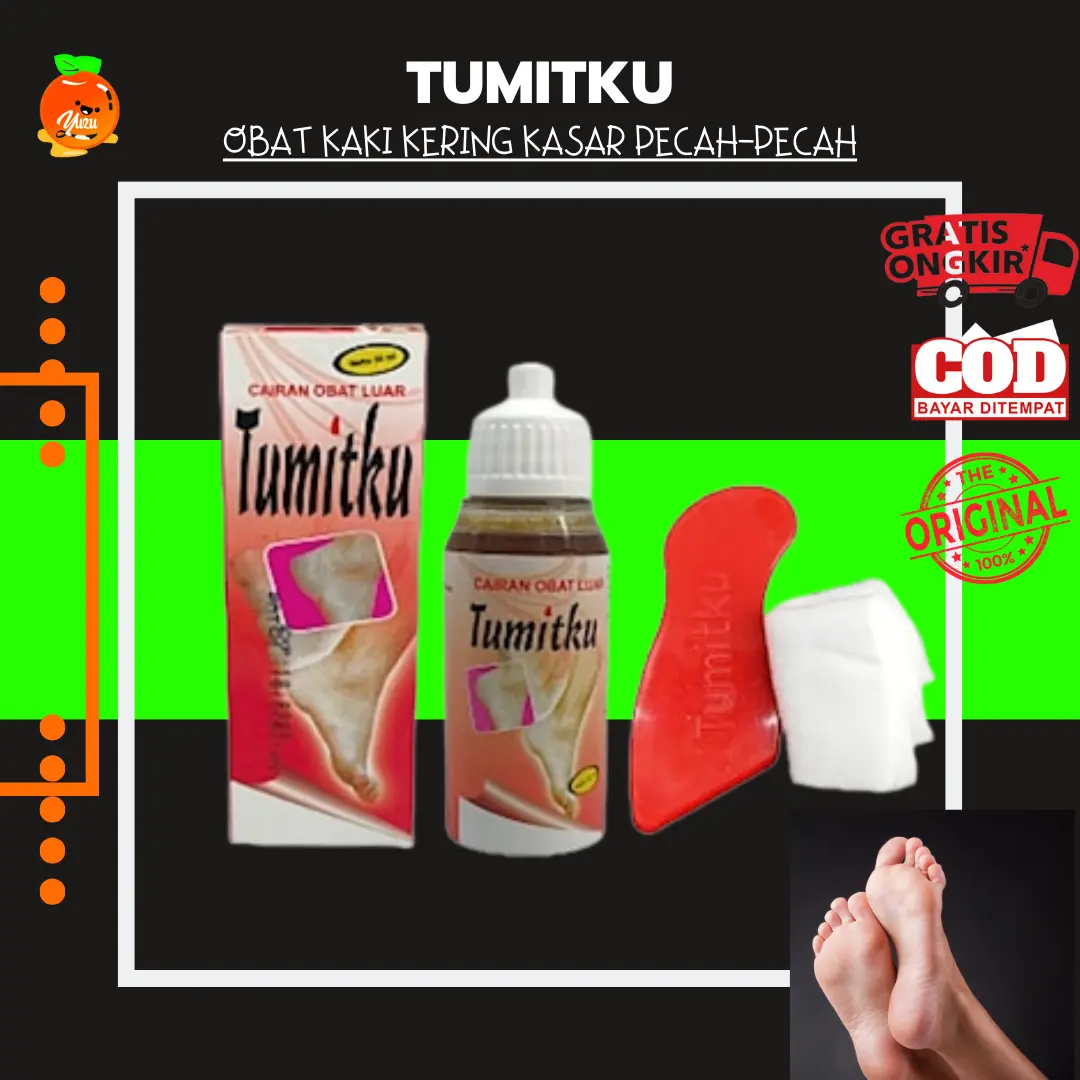 Tumitku Atasi Kaki Kapalan dan Tumit Pecah-Pecah 30ml - Penghalus Tumit Kaki Kasar