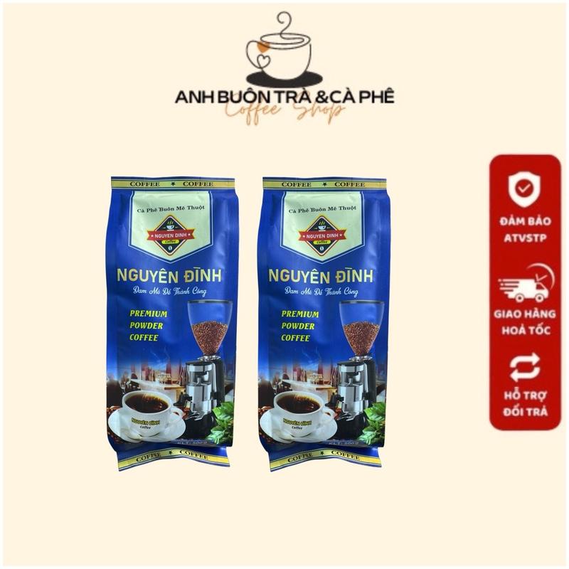 CÀ PHÊ ĐEN PHA PHIN NGUYÊN ĐÌNH chuyên đen đá thơm ngon 1KG Coffee Cafe