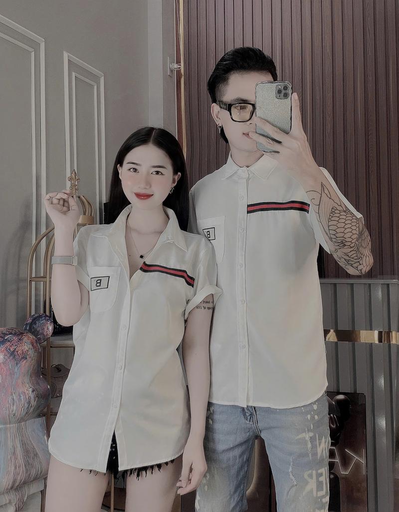 Product Introduction of Sơ Mi Nam [CAO CẤP] Ngắn Tay  Chữ B - Vải Cotton [CAO CẤP] Dày Đẹp - X2 Màu Trắng + Đen [NMEN LUXURY] Menswear Jean Shirt 12