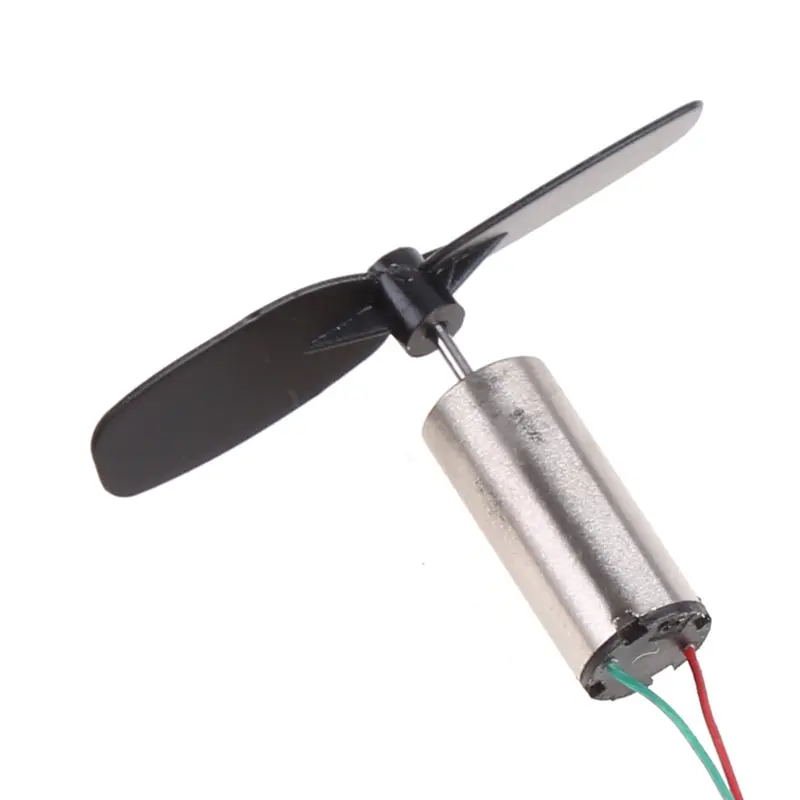 Động cơ không lõi + Cánh quạt, 1 bộ, 3.7V, 48000RPM, dành cho máy bay RC và đồ chơi trực thăng 7