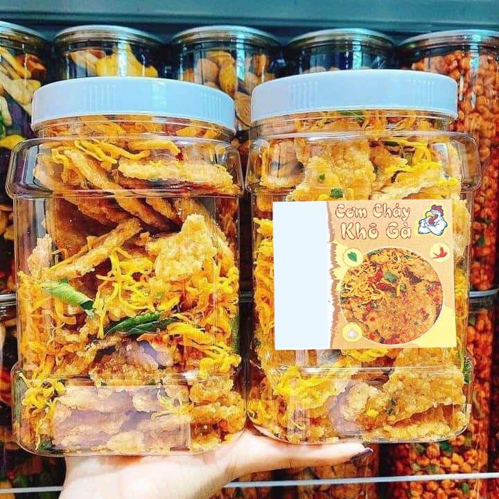Cơm Cháy Lắc Khô Gà - Giòn ngon [ Loại Ngon Nhiều Khô Gà ] Cay Snack
