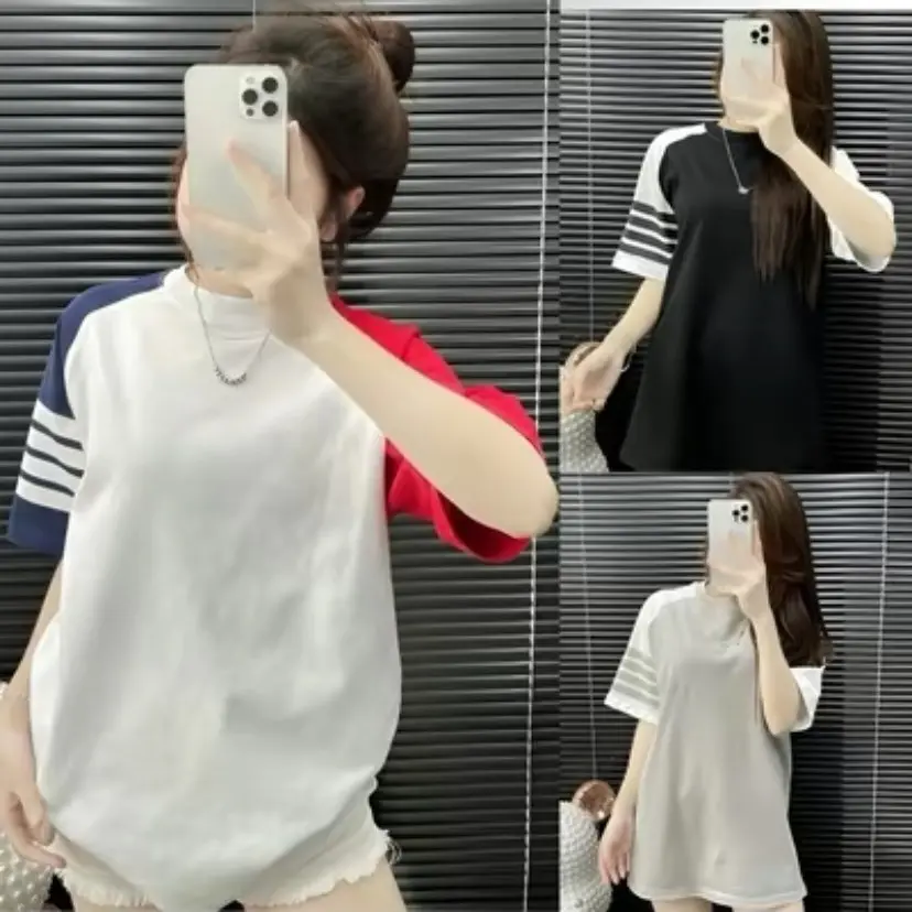 Áo Thun Thom Mix Tay Trẻ Trung Hot trend