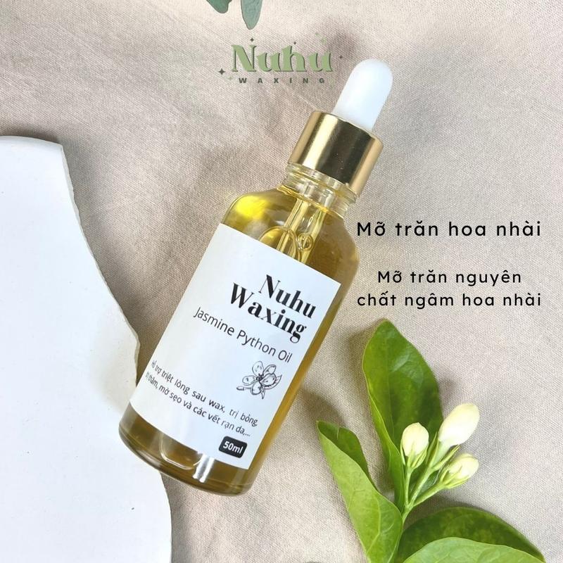  Mỡ trăn Nguyên Chất Mỡ trăn Hoa Nhài Nuhuwaxing mờ thâm mờ sẹo mờ rạn hỗ trợ giảm lông mọc | Nuhuwaxing 