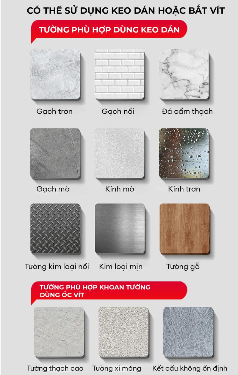 Product Introduction of Móc Treo Quần Áo Dán Tường Chịu Lực 30KG, Treo Đồ Đa Năng, Đi Kèm Keo Dán, Ốc vít 10