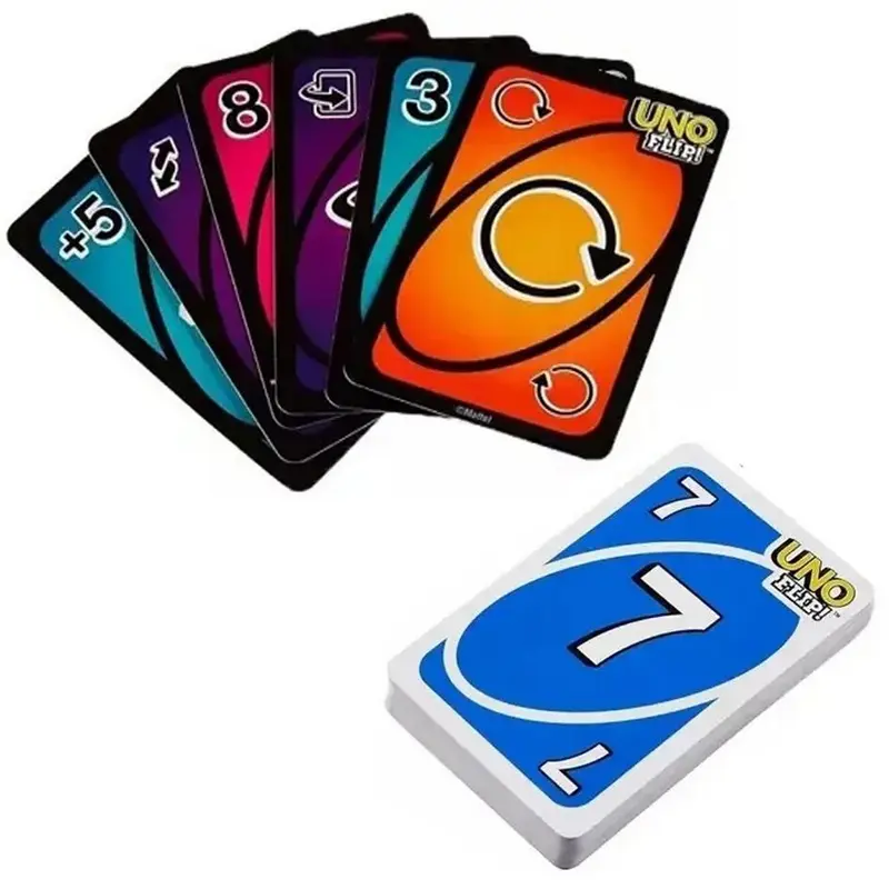 UNO FLIP Set Kartu Unno Card Game Mainan Kartu UNO Flip 3