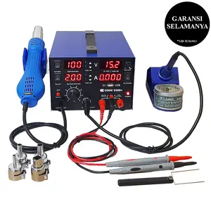 Solder Uap Solder Temperatur Power Supply Dan USB 4 IN 1 CODY939D+ Blower Fan