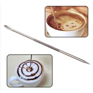ปากกา วาดลาย ลาเต้ อาร์ต สแตนเลส304 (Latte art pen) ยาว 13.6 เซนติเมตร