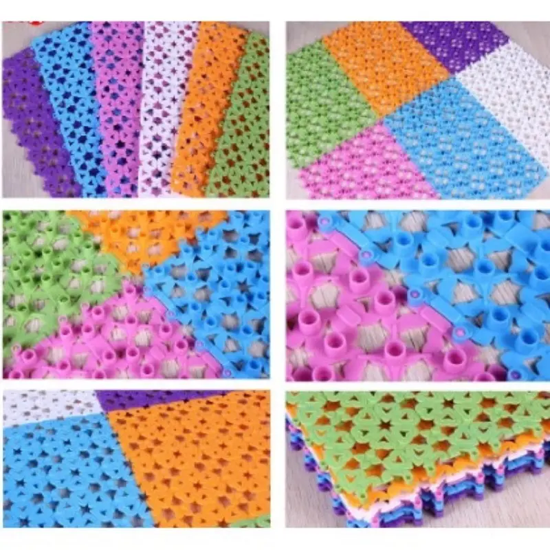 Tấm lót sàn chuồng mèo, chuồng chó bằng nhựa nhiều màu bằng nhựa PVC 20x30cm Đảo Chó Mèo 2
