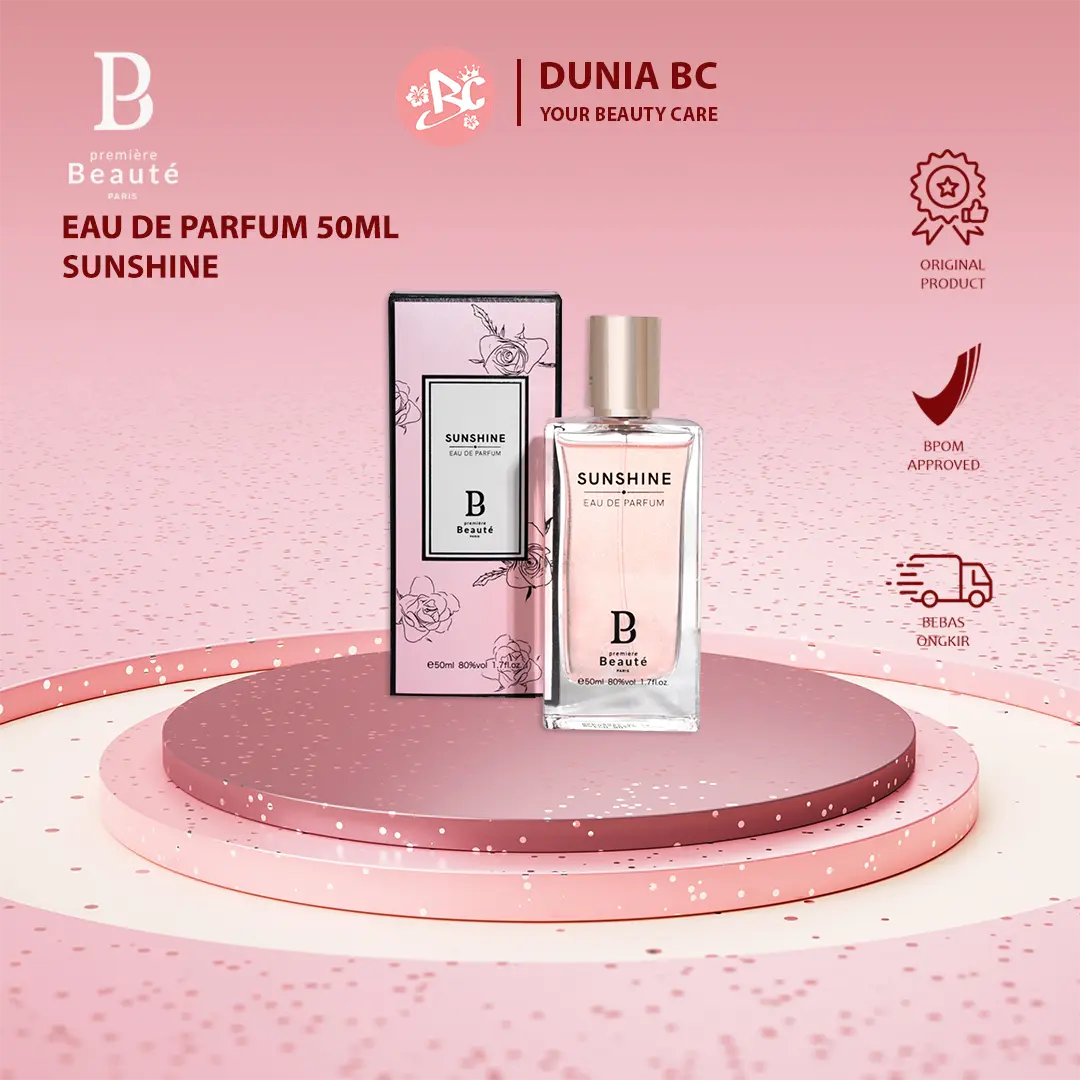 [Ready Stock][BPOM]Premiere Beaute Eau De Perfume Fashion Neon Collection Sunshine 50ml ORI 100% Tubuh Lily