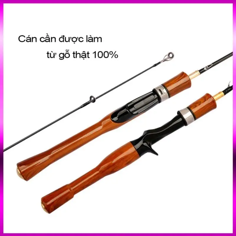 Cần câu cá  lure UL cán gỗ 1