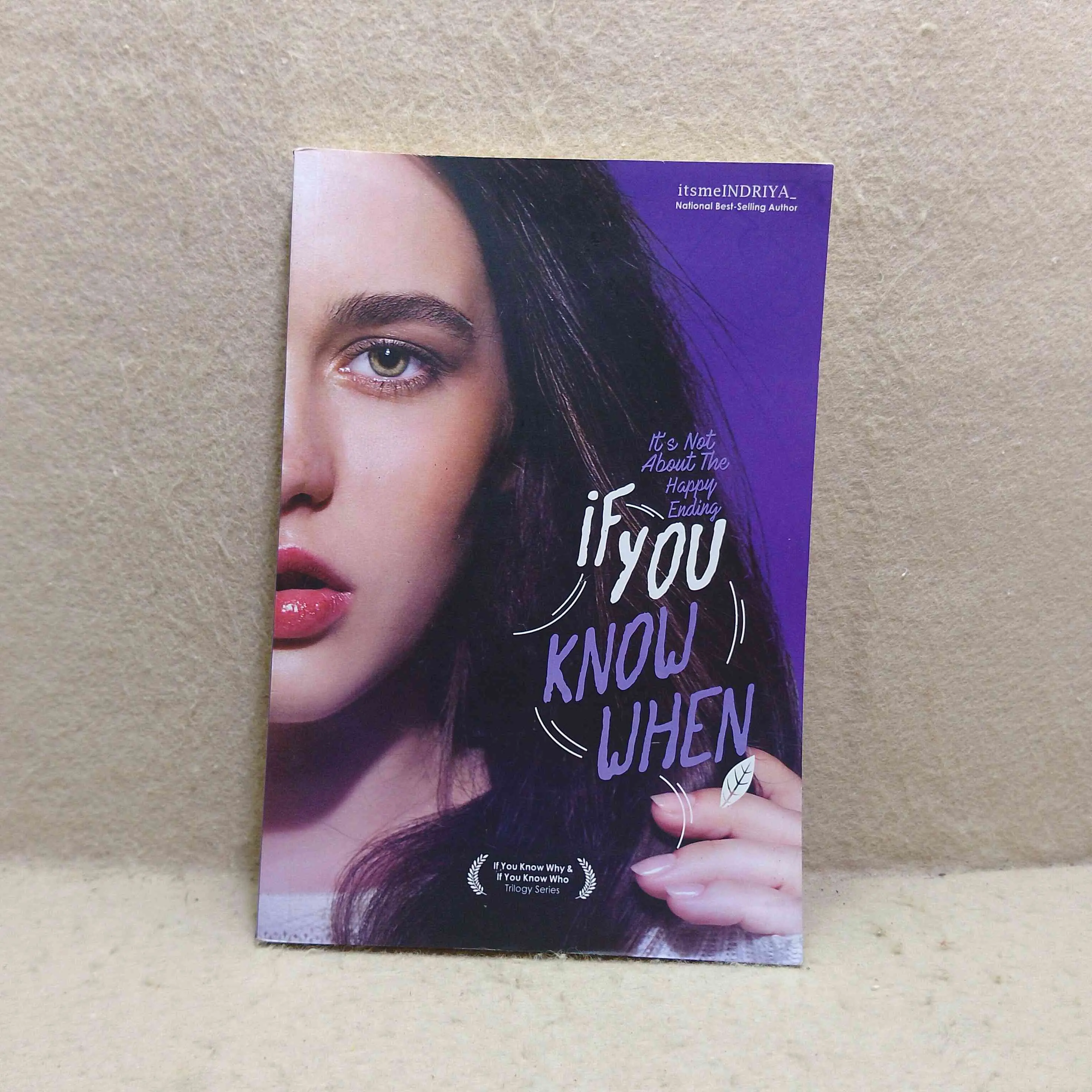 Buku Novel If You Know When - Its me Indriya
