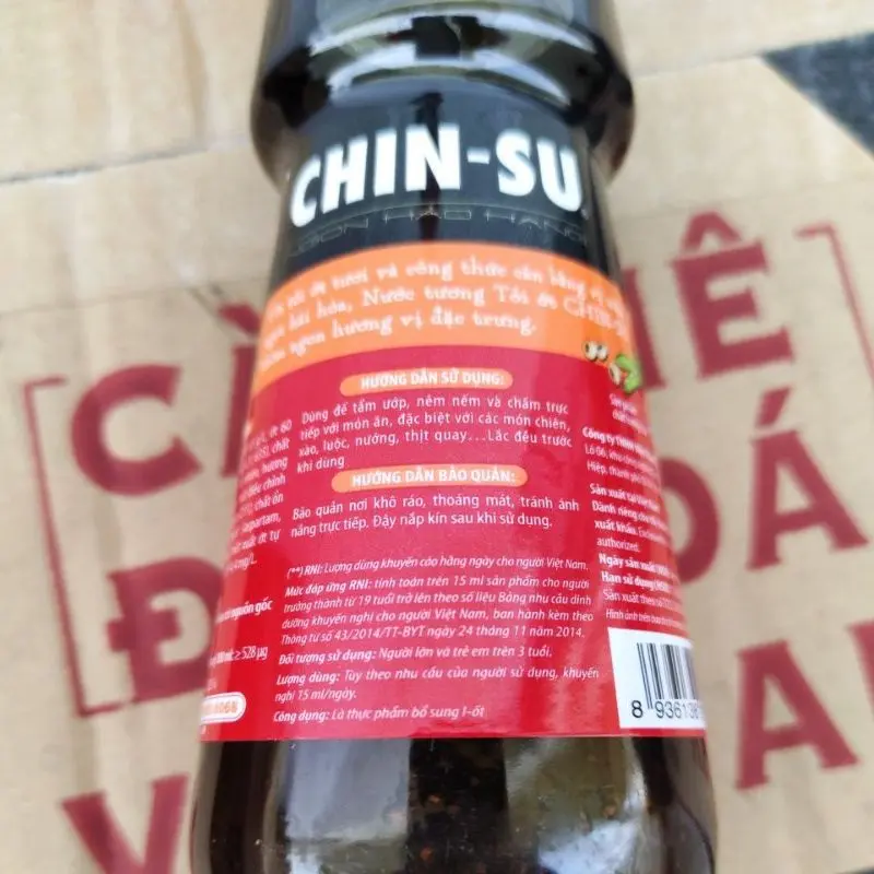 Nước Tương Tỏi Ớt Chinsu 330ml (DATE MỚI) 4