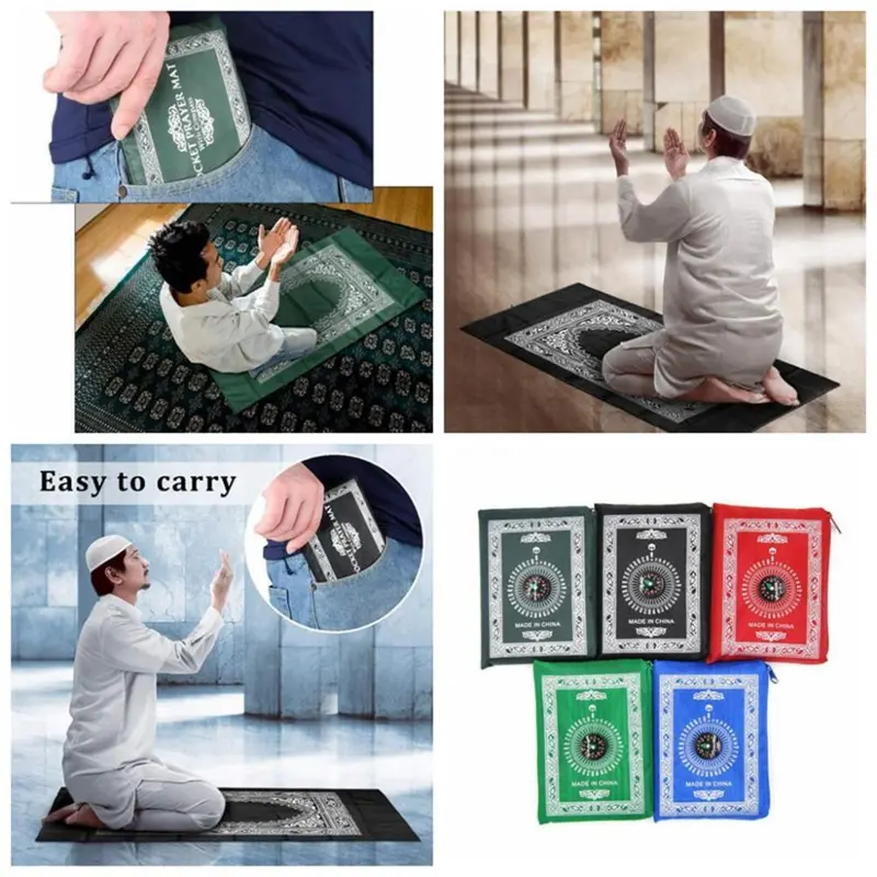 Thảm Cầu Nguyện Hồi Giáo, Thân Thiện Với Du Lịch, Thiết Kế Nhỏ Gọn Và Nhẹ 2