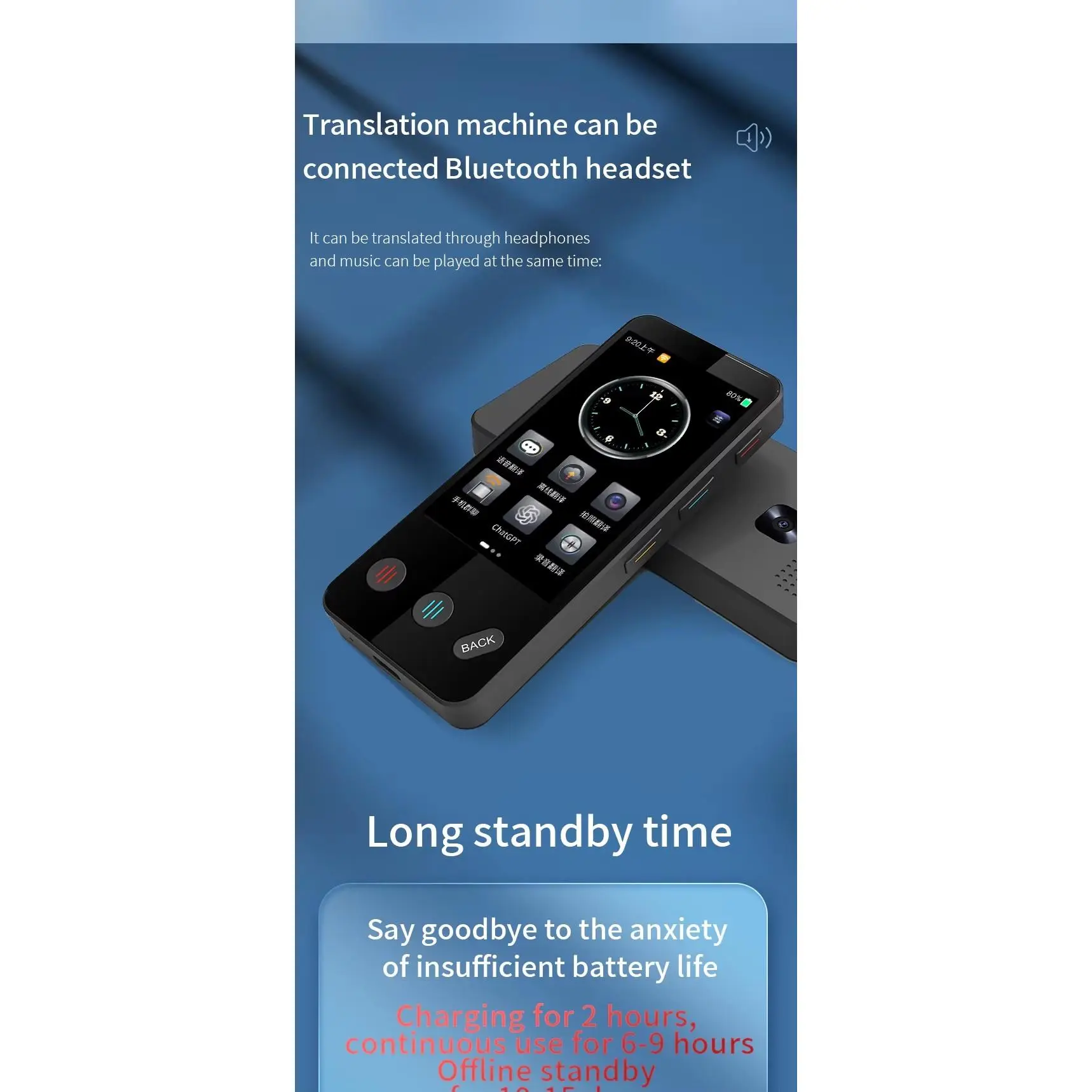 Latham Translator Machine 139 Online Languages 19 Offline High Accuracy Portable Voice Dictionary F13 Intelligent Translation Device