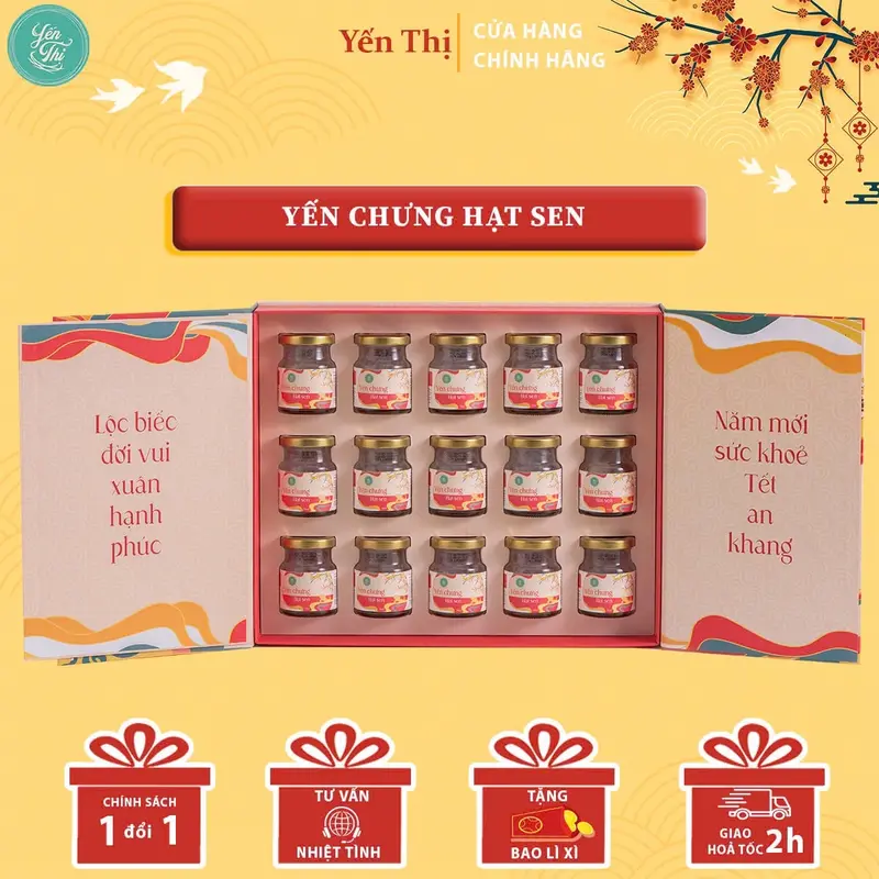 Set 15 hũ yến chưng sẵn Yến Thị (70ml x 15) 2