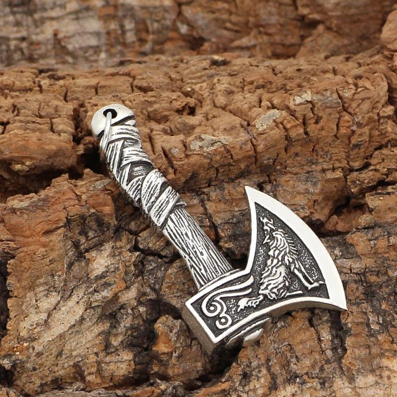 Vòng cổ nam nữ dây chuyền Titan Asta Accessories màu bạc unisex đẹp phụ kiện thời trang - Vòng Cổ Axe 6