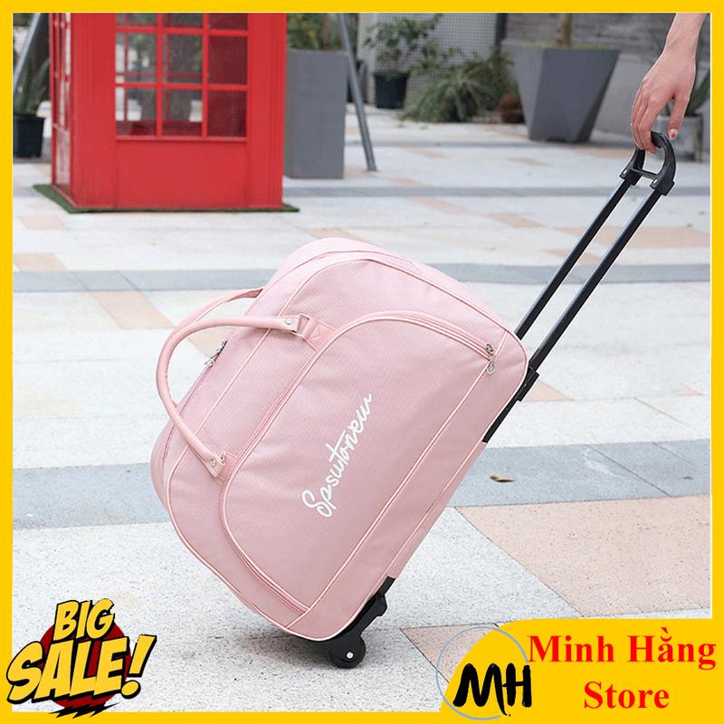Vali du lịch 2 bánh gập gọn cỡ lớn siêu nhẹ phong cách Hàn Quốc cho nam và nữ túi xách du lịch giá rẻ
