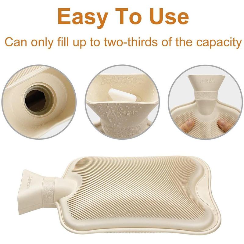 Product Introduction of Water-Filled Hot Water Bottle Thick Explosion-Proof Girls Warm Hand Hot Compress Belly Warm Foot Imitation Rabbit Wool Water-Filled Warm Hand Bag 18