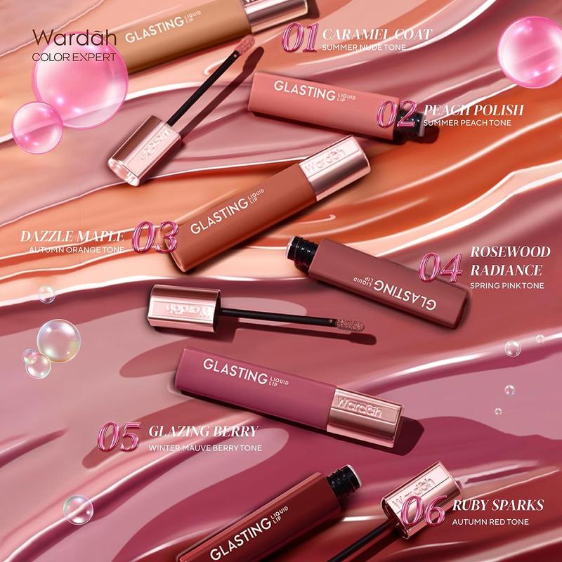 New ! Wardah Glasting Liquid Lip 3,5 gr 5