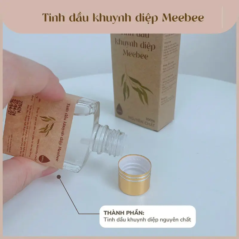 Tinh dầu tràm/khuynh diệp Meebee Huế Chính hãng nguyên chất đậm đặc- Chính hãng An Đông, Huế 5