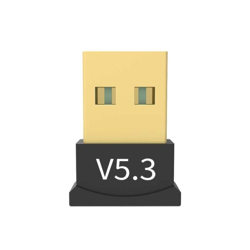 Mới USB Bluetooth Bộ chuyển đổi 5.3 Máy tính bảng máy tính xách tay Máy tính PC Máy thu phát Khóa điện tử Bluetooth 20m USB Bluetooth không dây