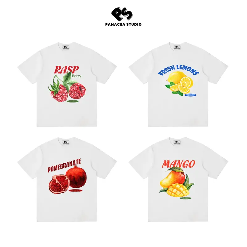 Áo Thun Trái Cây Panacea Studio in Summer Collection Fruits - Form Boxy Unisex 1