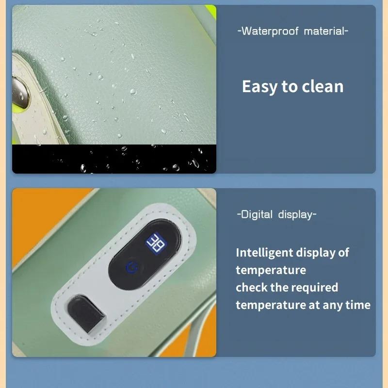 Product Introduction of Universal Baby Milk Warmer Digital Display Baby Bag USB Nursing Bottle Heater Portable Baby Bottle Warmer Thermal Bag for Travel 30