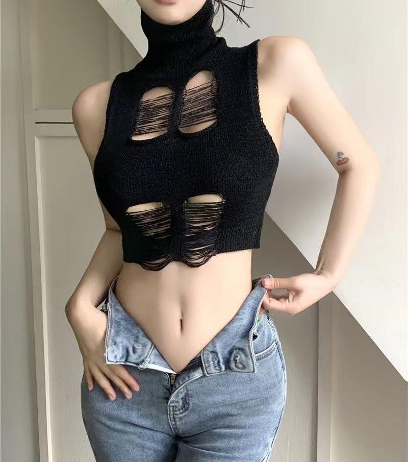 Product Introduction of Girl's Tank Top Halter Knit Stretchy SEXY GIRLS/HOT GIRLS New Age Girls-W391 2