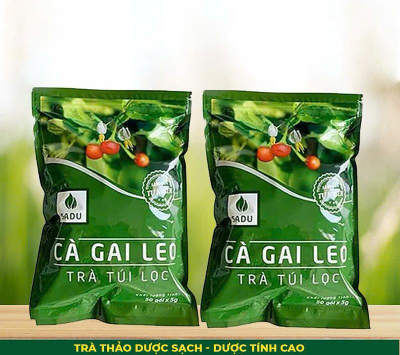 Product Introduction of Cà Gai Leo SADU 1KG (200 túi lọc) Hỗ Trợ Thanh Nhiệt Giải Độc Mát Gan - Nước  Tea Chè càgaileo Không Chua giảm mụn Trà 25