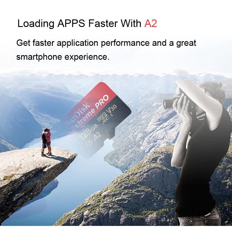Product Introduction of (COD)Sandisk Extreme Pro Memory Card 128GB 256GB 512GB 1TB Micro Sd Card A2 U3 With Adapter(COD) 53