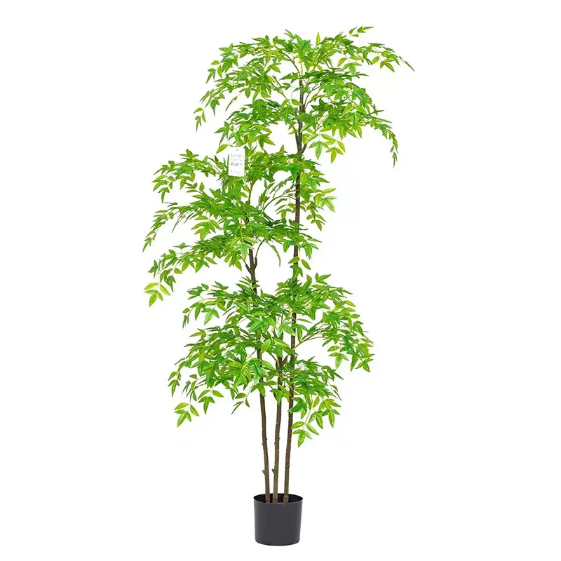 Cây Nandina Thông Dụng Mô Phỏng, Cây Xanh, Cây Trồng Chậu Cao Cấp Lớn, Cây Bionic, Thích Hợp Cho Quán Cà Phê, Studio, Khách Sạn, Phòng Ngủ, Cảnh Quan Trang Trí Văn Phòng, 1 Cái 4