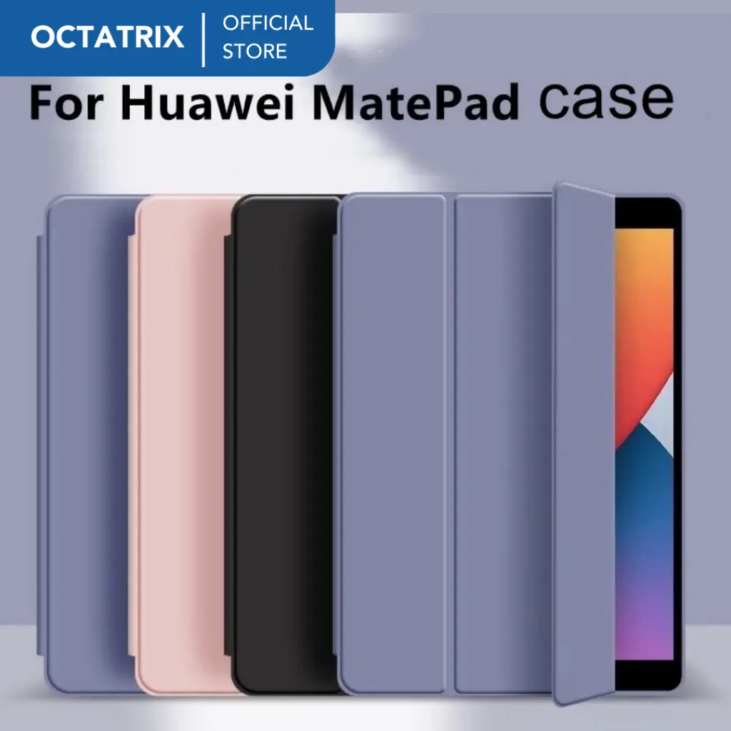 Case Tab For Huawei Matepad 11 2021 2023 Sillicone Casing 10.4/SE T10s/10.1 Matepad 11" 2023 11.5" Air 11.5" 11 SE Smart TriFold Autolock