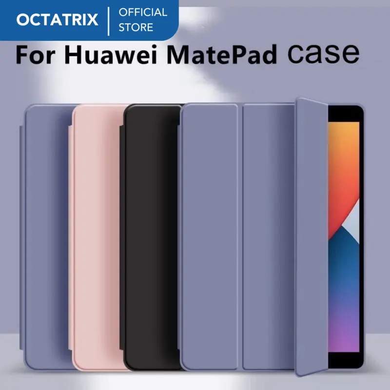 Case Tab For Huawei Matepad 11 2021 2023 Sillicone Casing 10.4/SE T10s/10.1 Matepad 11" 2023 11.5" Air 11.5" 11 SE Smart TriFold Autolock 0