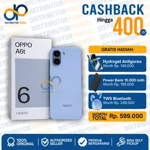 Oppo A6t 4/64GB 4/128GB 6/128GB A6 t Garansi Resmi Not Oppo A6 A6x A5