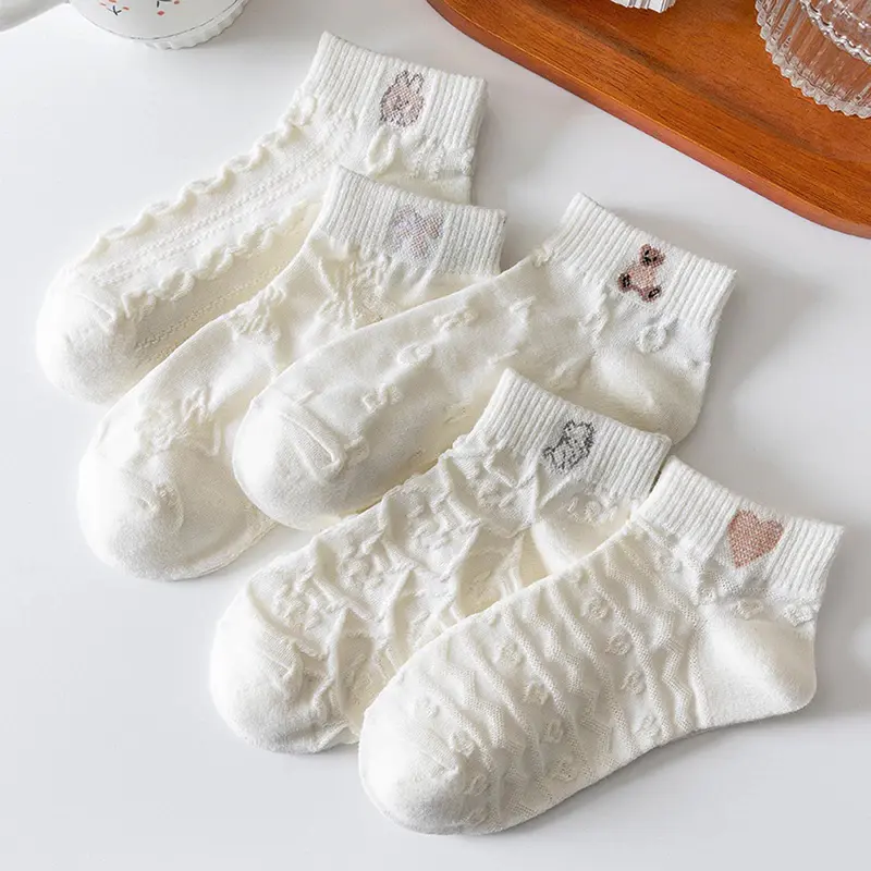 Vớ Trắng Cao Cổ Cotton SANDANI - Phù Hợp Mang Cùng Sandal & Menswear Cổ Cao 4
