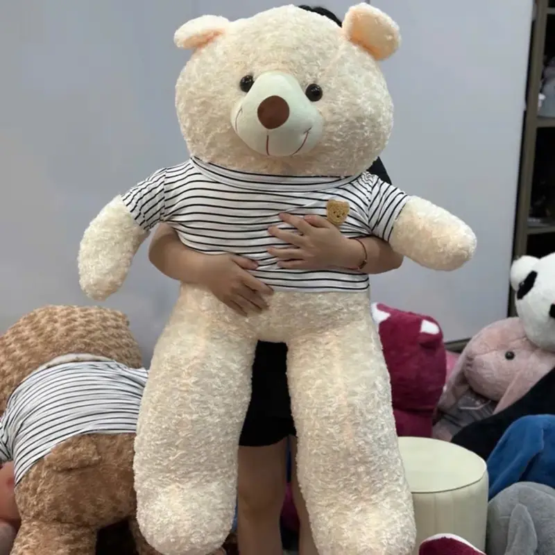 TEDY Siêu To Vải lông xoắn hoa hồng size 1M2 cute - Thú nhồi bông Toy Voi  (Kho gấu Đức Thơm) Đồ Chơi Phát Nhạc 5