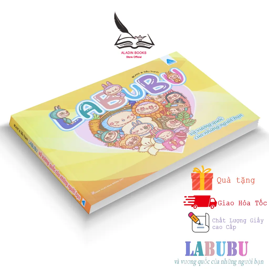 Sách- Labubu Và Vương Quốc của Những Người Bạn Lant Tiểu Tranh Chất Lượng Giấy Cao Cấp