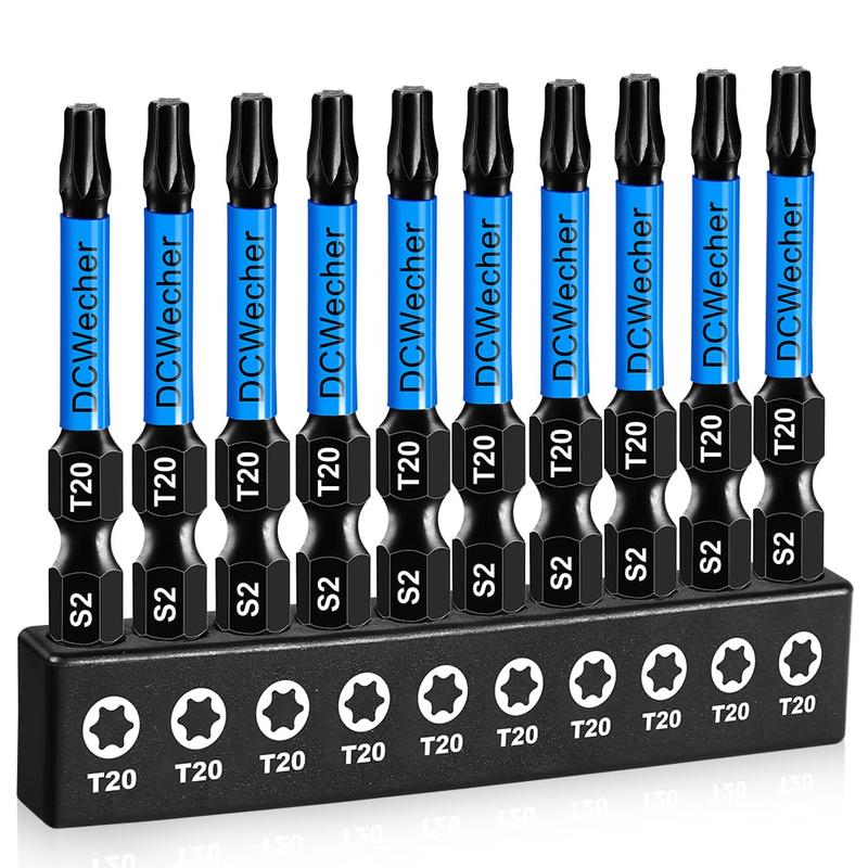 10 Pack T20 Torx Bit 2 Inch Professional Grade T 20 Torx Screwdriver 10-pack-t20-torx-bit-2-inch-professional-grade-t-20-torx-screwdriver