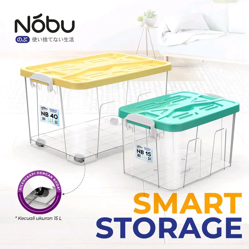 container box uk 40 liter / box container 40 liter / tempat penyimpanan 40 liter 0