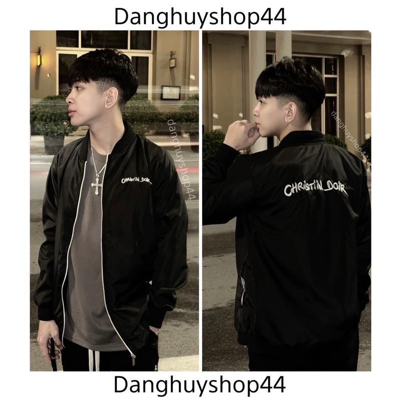 Áo Gió Nam Nữ, Hoạ Tiết Thêu Chữ Đì Văn Ò Trước Sau, Chất Liệu Gió 2 Lớp