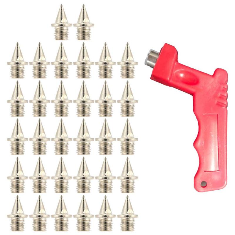 Product Introduction of 32pcs/Set Footful Metal Replacement Running Spikes For Shoes 7mm-13mm 29
