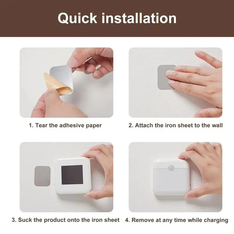 Đèn tường LED, Màu trắng ấm, Chiếu sáng trong nhà, Cảm ứng cơ thể người, Sạc thông minh, USB, Đèn ngủ LED, Tự động sáng lên 7