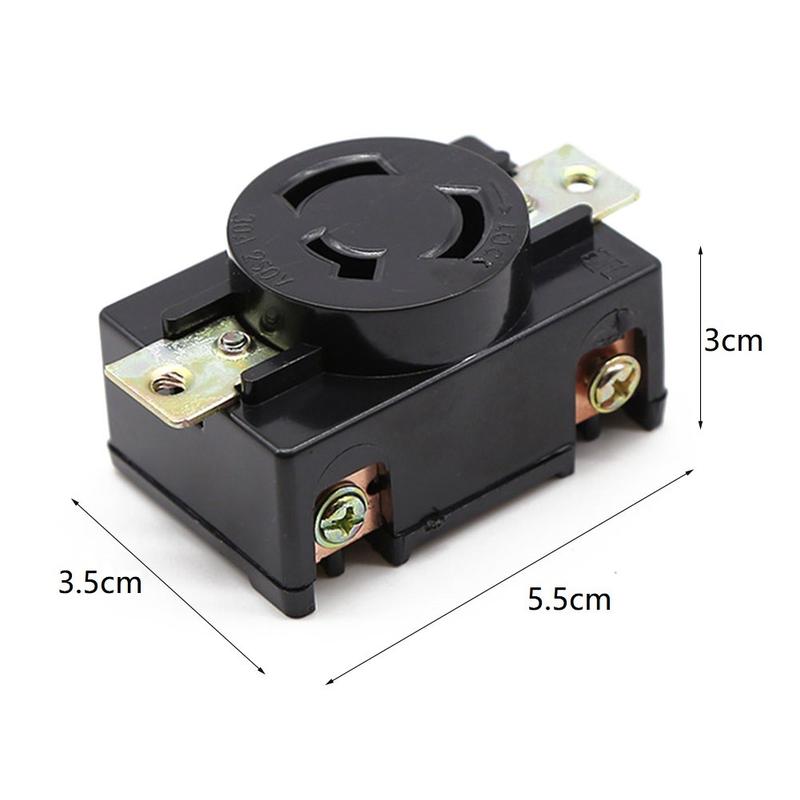 2KW Generator Socket Anti-Loose Socket 168f/170f For  Anti-Off 3-Holes Socket 5