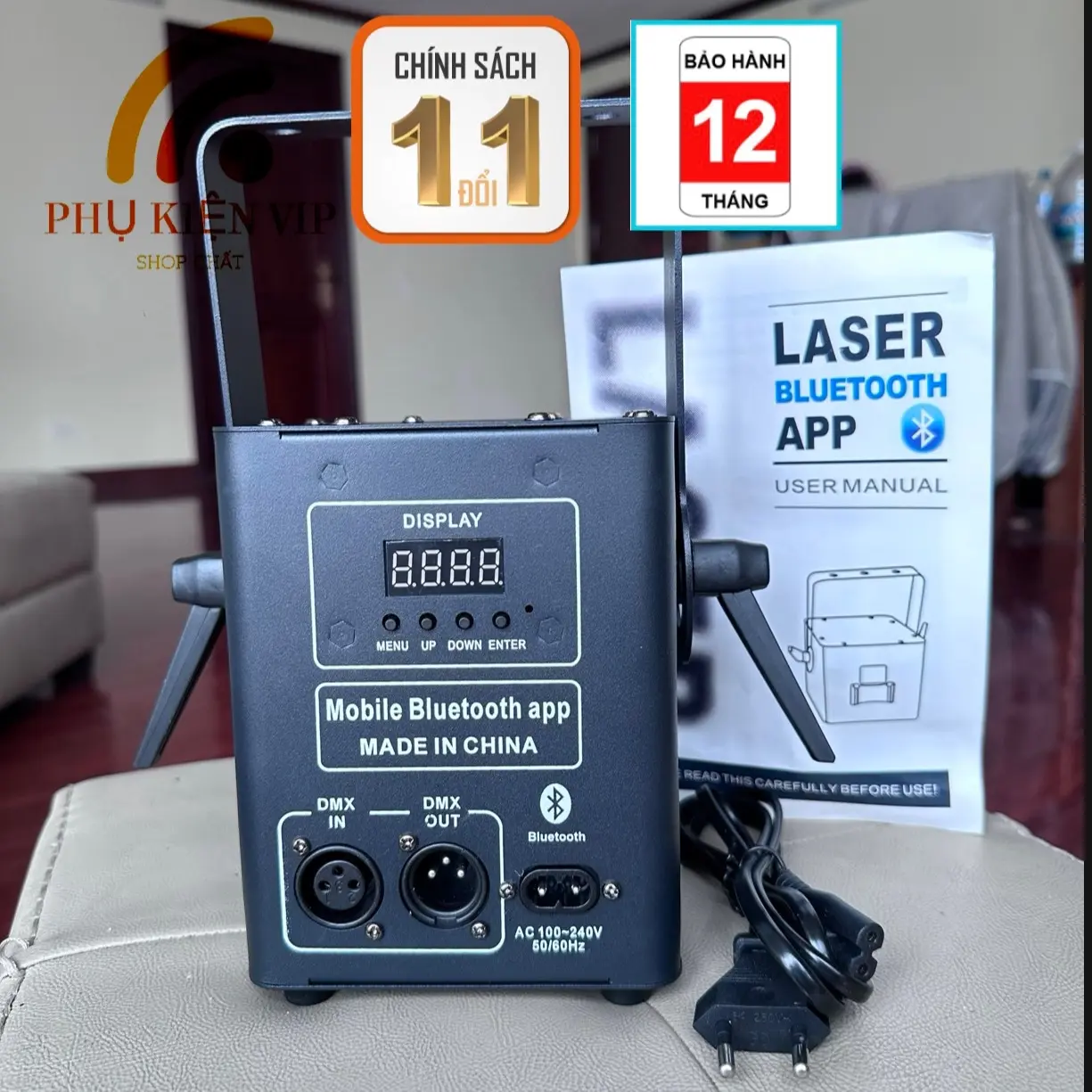 Đèn Laser 1w Vẽ Hình Viết Chữ ( Kết nối qua ap điện thoại) kết nối blutooth 54 led