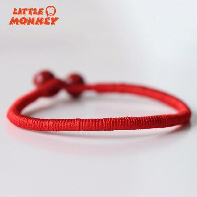 Ziyang Lucky Bead Red String Ceramic Retro Bracelet Jewelry Unisex Men Women Lucky Ceramic Bead Red String Bracelet Hand Braided Bangle Durable and Useful 7