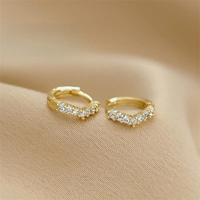 Khuyên Tai Tròn, Phong Cách Hàn Quốc, Phụ Kiện Thời Trang Nhỏ Chất Liệu Thép Không Gỉ, Không Gây Dị Ứng, Không Phai Màu, Dành Cho Nữ 5