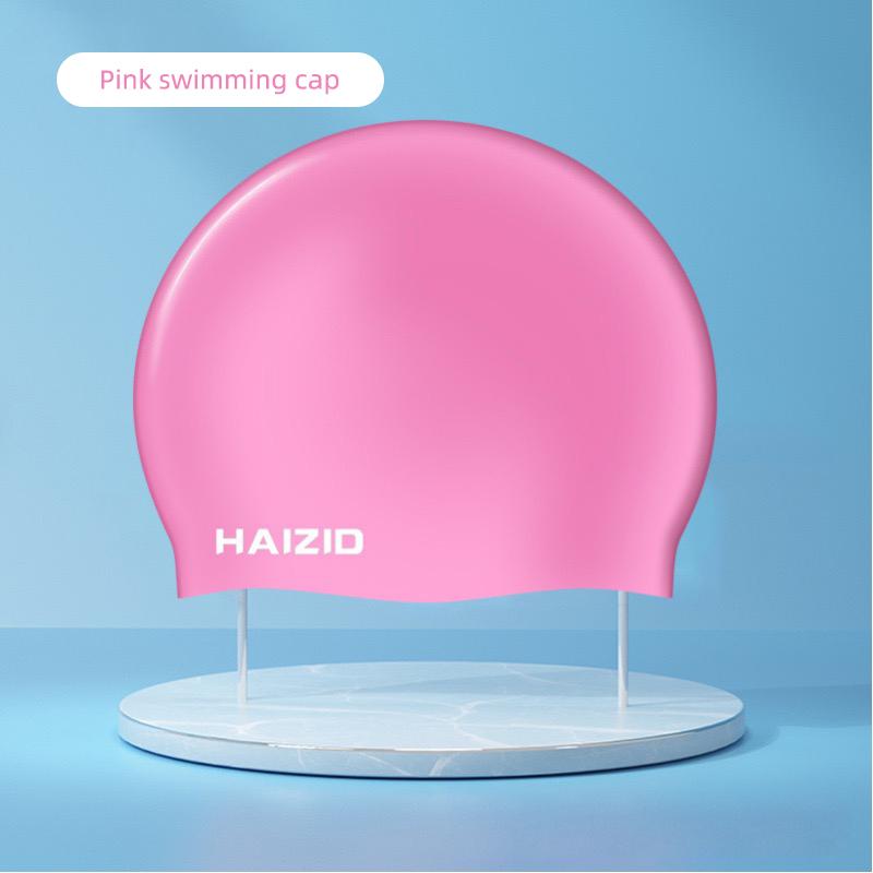 Mũ Bơi Trẻ Em, Dành Cho Tóc Dài, Chất Liệu Silicon, Thích Hợp Cho Bé Gái Và Bé Trai, Cỡ Lớn, Không Thấm Nước, [1-3 Giao Hàng] 8